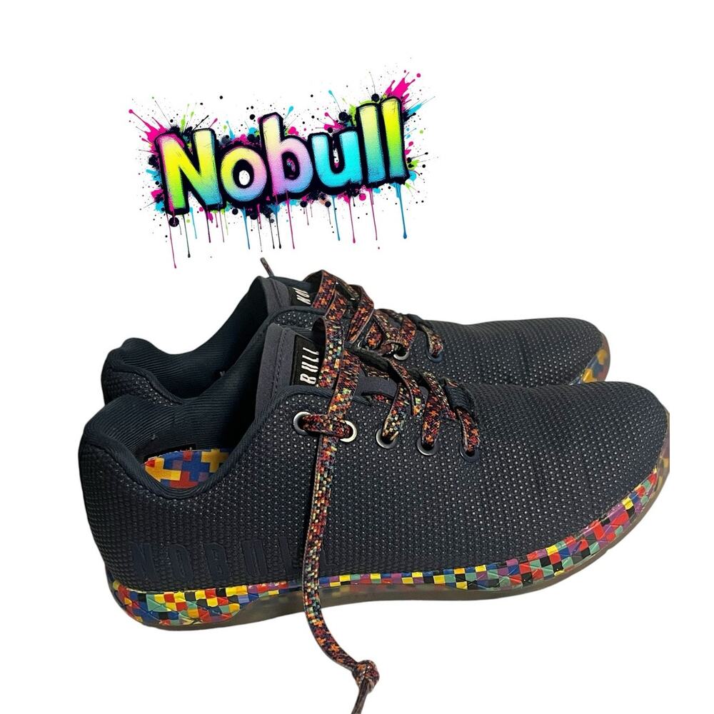 Nobull Superfabric Trainers Navy Pixel Gym Crossfit Sneakers Unisex